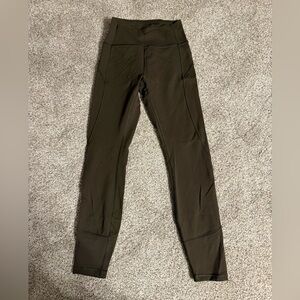 Army Green Lululemon leggings